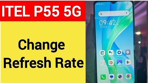 How to change refresh rate,itel P55 5G me  refresh rate change kaise karen