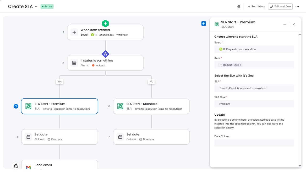 How to Use SLA Workflow Actions in monday.com | Automate Time to Resolution