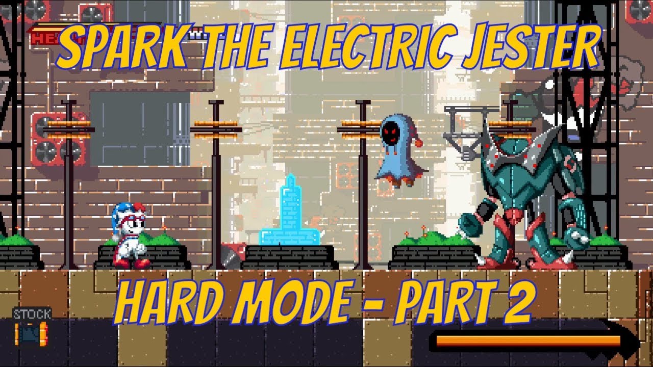 Spark The Electric Jester - Hard Mode Playthrough - Part 2 sonic the hedgehog movie poster