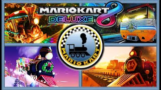 Mario Kart 8 Deluxe - Train Cup (All Train Tracks)!