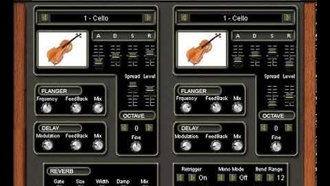 DSK strings demo song