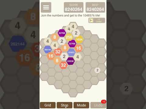 Get 524,288 In Hexic 2048 Game