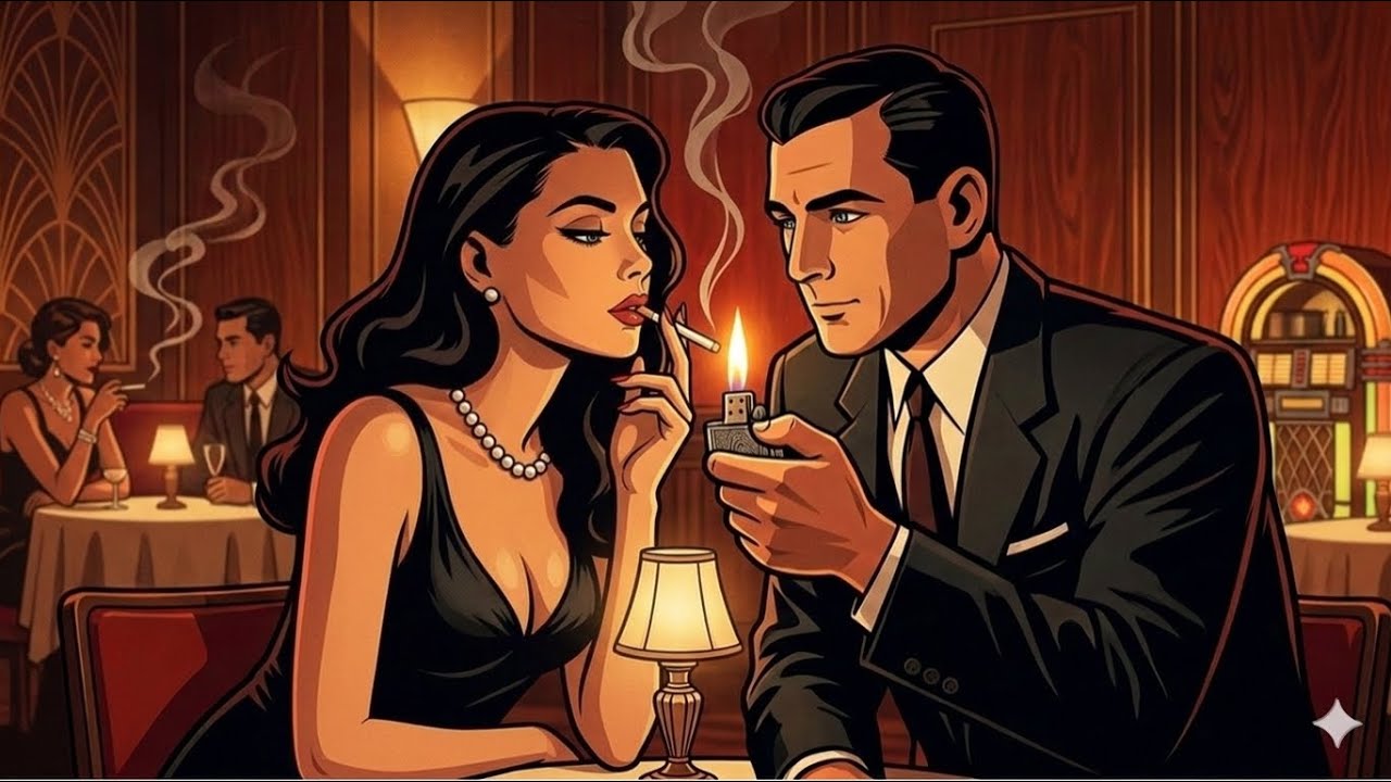 Midnight Smoky Jazz Bar 🍷 Romantic 1940s Vintage Love Songs