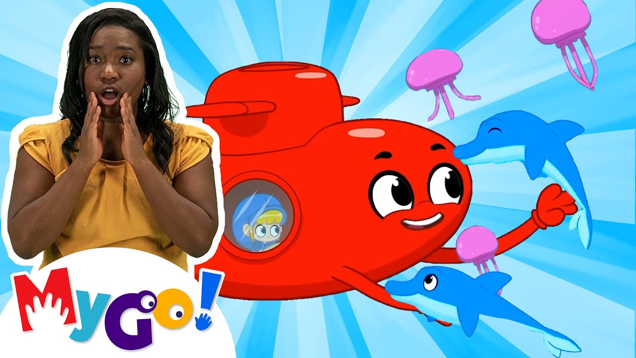 My Red Submarine | MyGo! Sign Language For Kids | Morphle TV | ASL