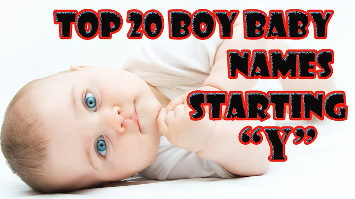 Top 20 Boy Baby Names Starting Letter 'Y'