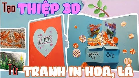 Làm THIỆP CHÚC MỪNG Từ TRANH IN HOA, LÁ | Mĩ Thuật 6 Bài 4 (Tuần 7,8) KC art