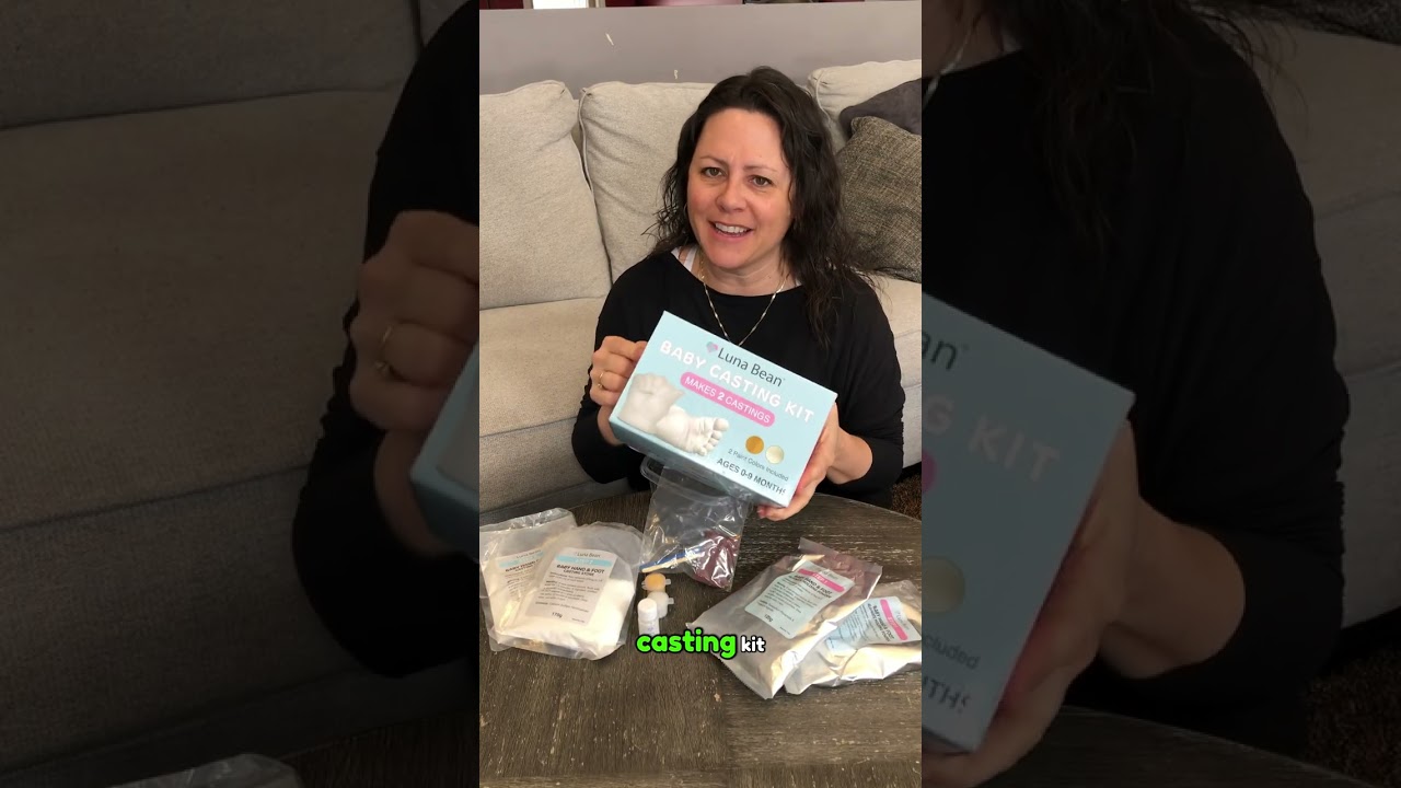 Luna Bean Baby Hand & Foot Mold Kit Review | Keepsake Gift 