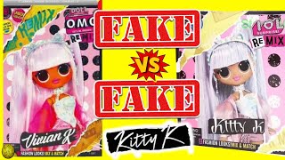 Fake vs fake lol OMG remix Kitty K. Fake lol omg vs real lol omg. Yayday tv unboxing weird fake toys