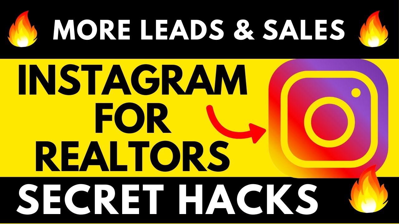 👉 INSTAGRAM FOR REAL ESTATE AGENTS Real Estate Instagram Marketing