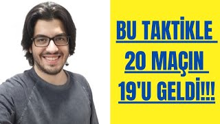BU İDDAA TAKTİĞİYLE 20 MAÇIN 19'U GELDİ!!!/ORAN ANALİZ/TUTTURAN TV screenshot 1