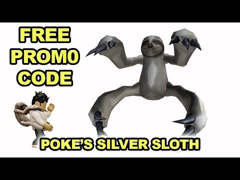 Poke S Silver Sloth Free Promo Code Roblox Hurry Limited Time Youtube - silver sloth roblox