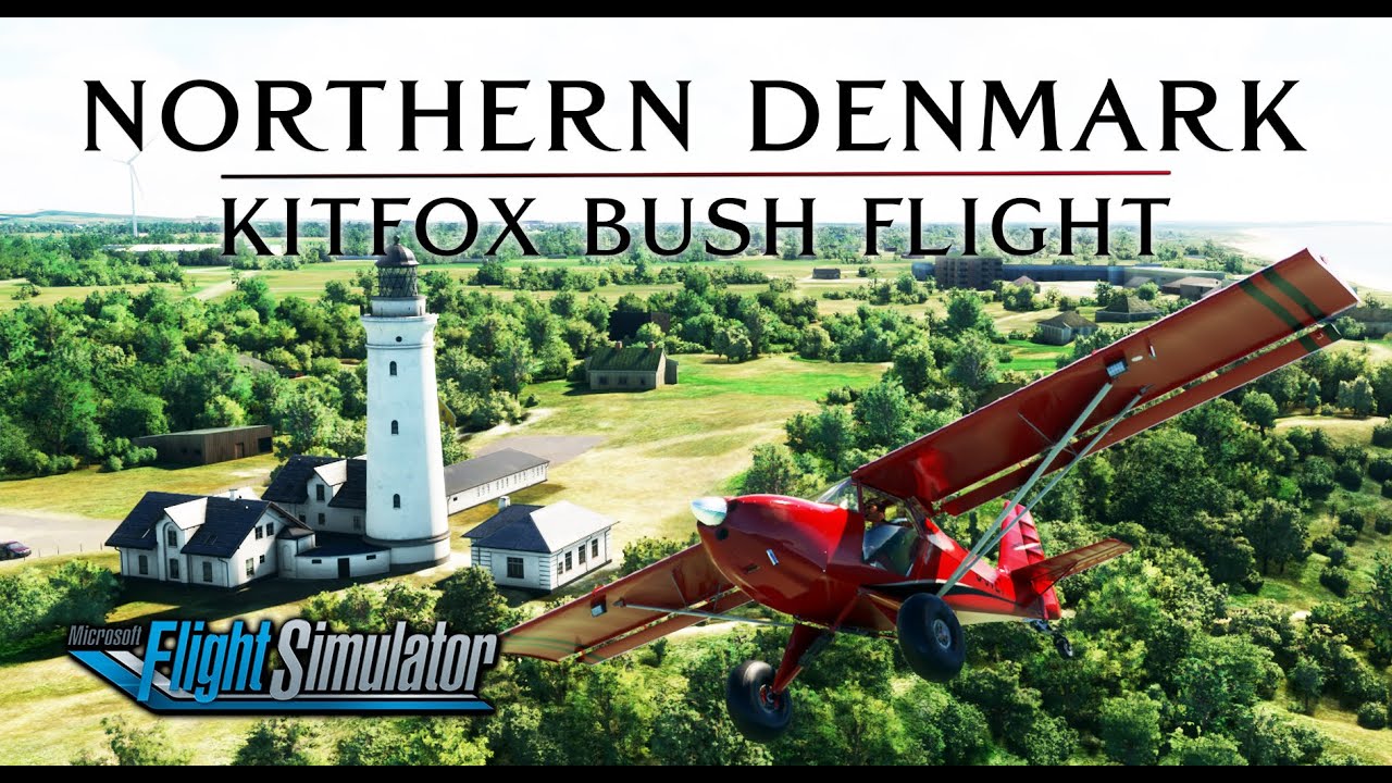 Northern Denmark Bush Flying - Microsoft Flight Simulator - Ultra 4K ...