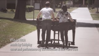 VIVA LA VIDA | Anderson & Roe Piano Duo cover | COLDPLAY chords