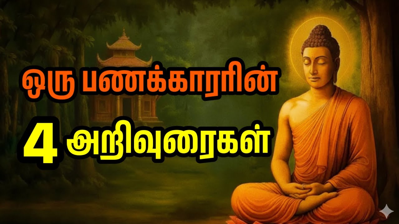 4 சக்திவாய்ந்த வாழ்க்கைப் பாடங்கள்: புத்தர் கதை...
