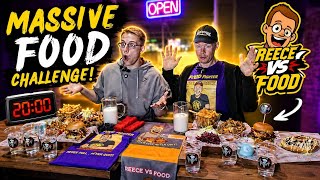 Free Milkshakes For All If We Can Beat This Huge Platter In Under 20 Minutes!!! W/ @ReeceVsFood Ep64