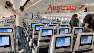 BRAND NEW AUSTRIAN B787 | BER-VIE | Economy   Premium Eco seat | FULL FLIGHT EXPERIENCE