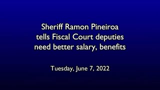 Nelson Co. Sheriff wants improved pay, benefits for his deputies