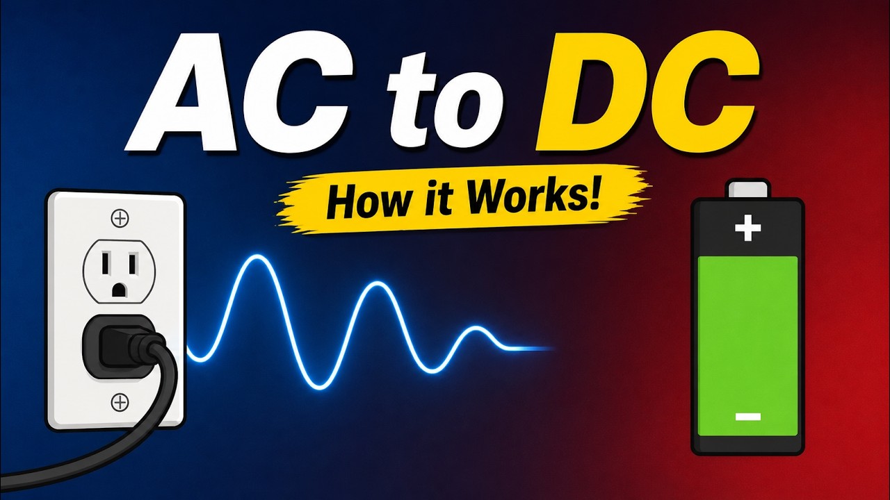 AC to DC Converter Explained (How It Works Step-by-Step) - YouTube