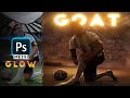 Messi Glowing GOAT Photo Editing 😱 | Photoshop Photo Editing Messi | Leo Messi