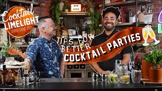 Tips for Home Cocktail Parties | Cocktail Limelight Guide