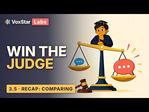 Recap: Comparing Arguments (How to Show Judges Your Side Wins) — Debate 101 thumbnail