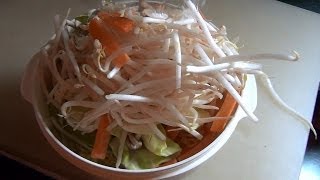 リンガーハット長崎ちゃんぽん+カット野菜+レンジ=？