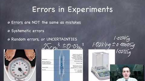 1 Errors and Uncertainties in Measurement