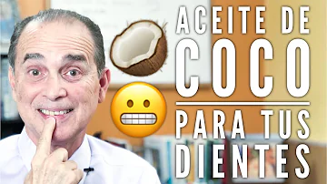 ¿El aceite de coco blanquea los dientes?