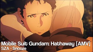 Download Lagu SZA - Snooze [ Mobile Suit Gundam : Hathaway ver. ] 4K Quality [AMV] MP3