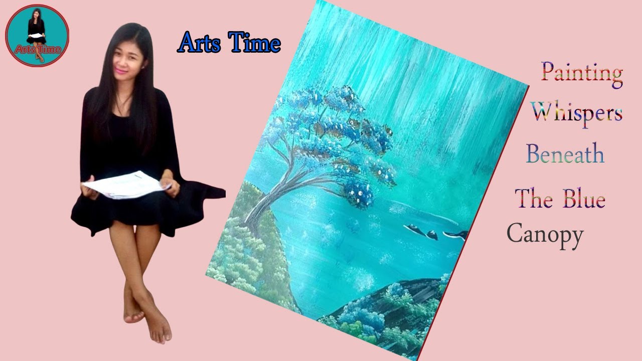 Painting Whispers Beneath the Blue Canopy