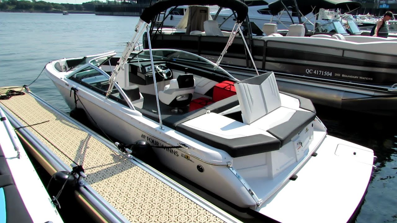 2014 Four Winns H210 Motor Boat-Exterior and Interior Walkaround-2014 ...