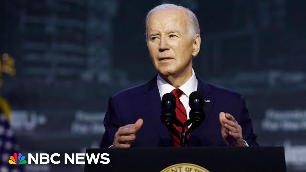 Watch: Biden touts investments in infrastructure and jobs in North Carolina | NBC News Watch: Biden touts investments in infrastructure and jobs in North Carolina | NBC News