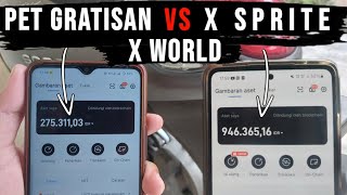 BAGI ILMU!! CARA MENAMBANG DI X WORLD PAKE PET GRATISAN & X SPRITE DI JAMIN BERHASIL || X WORLD GAME screenshot 5