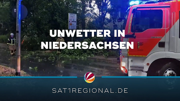 Gewitter, Sturm und Starkregen in Niedersachsen