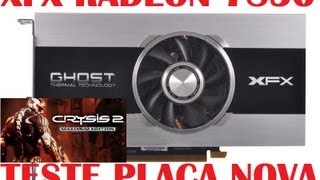 TESTE - XFX Radeon HD 7850 - CRYSIS 2 (Gráficos extremos)
