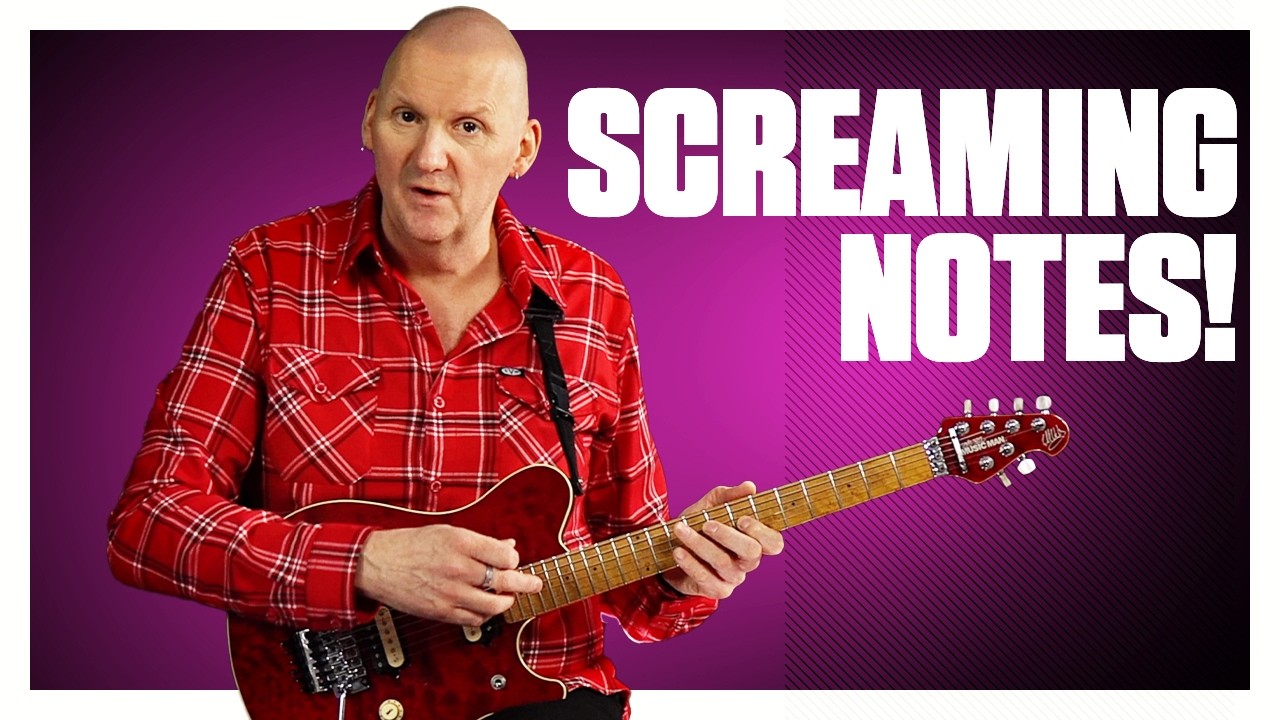 Make it sing! Play tapped HARMONICS like Eddie Van Halen