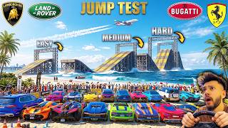 WHICH SUPERCAR CAN DO THIS ULTIMATE RAMP CHALLENGE ? GTA 5 | THEABHISHEKKZ screenshot 3