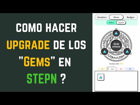 Cómo hacer "upgrade" de los gems en STEPN