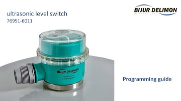 Delimon ultrasonic-sensor 76951 6011 - programming guide (Englisch)