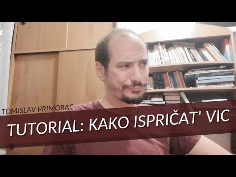 Video: Kako Ispričati Vic