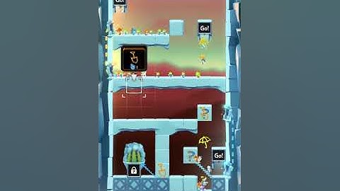 Lemmings. World 12 - Asteroid. Level W 59-40. Perfect Walkthrough.