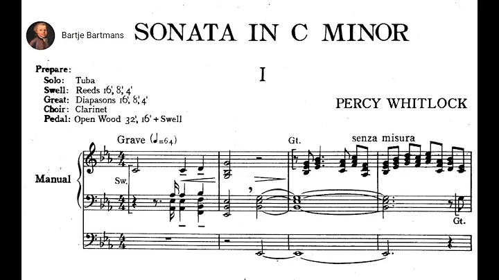 Percy Whitlock - Organ Sonata in C minor (1936)
