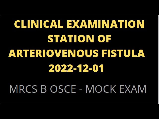 Renal System Examination - OSCE Guide, Nephrology