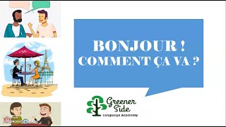 Comment ça va ? | Asking about Well-being | Learn CSEC French with Greener Side Language Academy