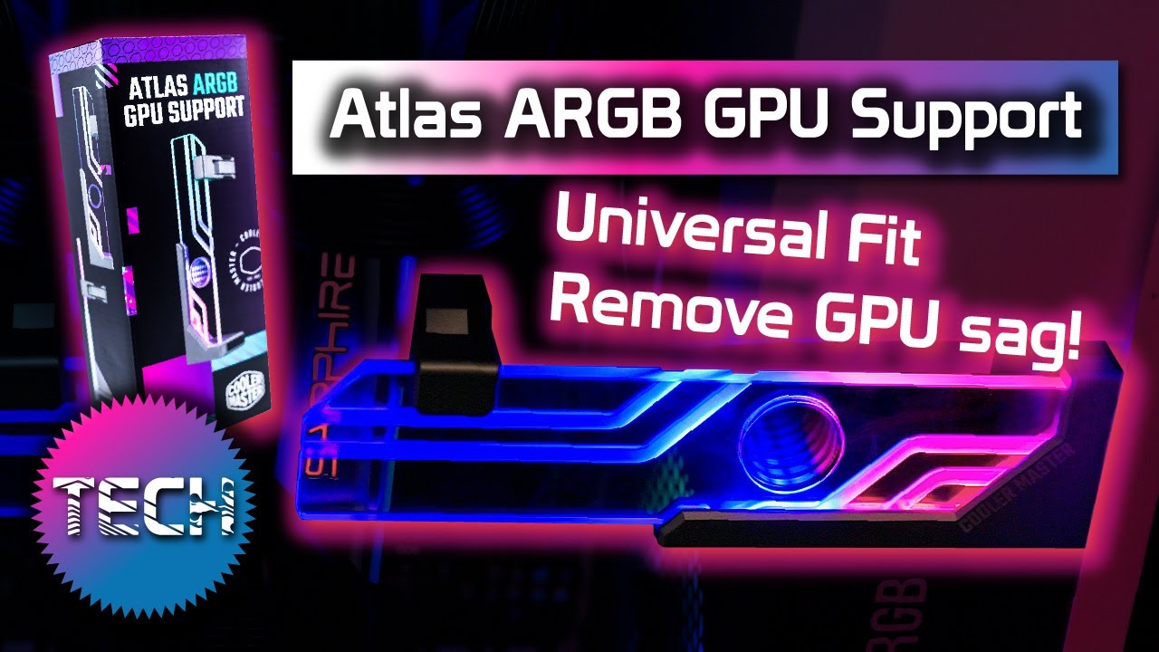 Test ARGB GPU support Bracket de Cooler Master - GinjFo
