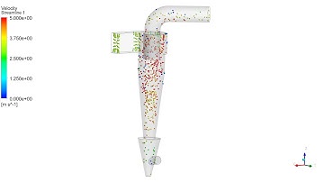 CFD of Cyclone separator- Animation | Computational Fluid Dynamics #cfd