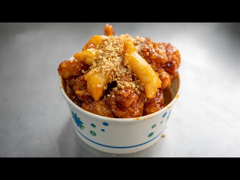 꼬꼬 & 버거│순살 닭강정│Sweet and Sour Chicken│한국 길거리 음식│Korean Street Food