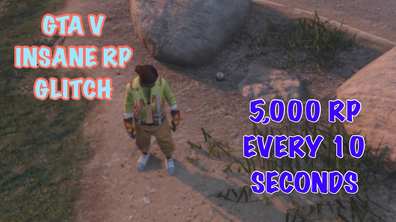 GTA V ONLINE INSANE RP GLITCH 5 000 RP EVERY 10 SECONDS YouTube 