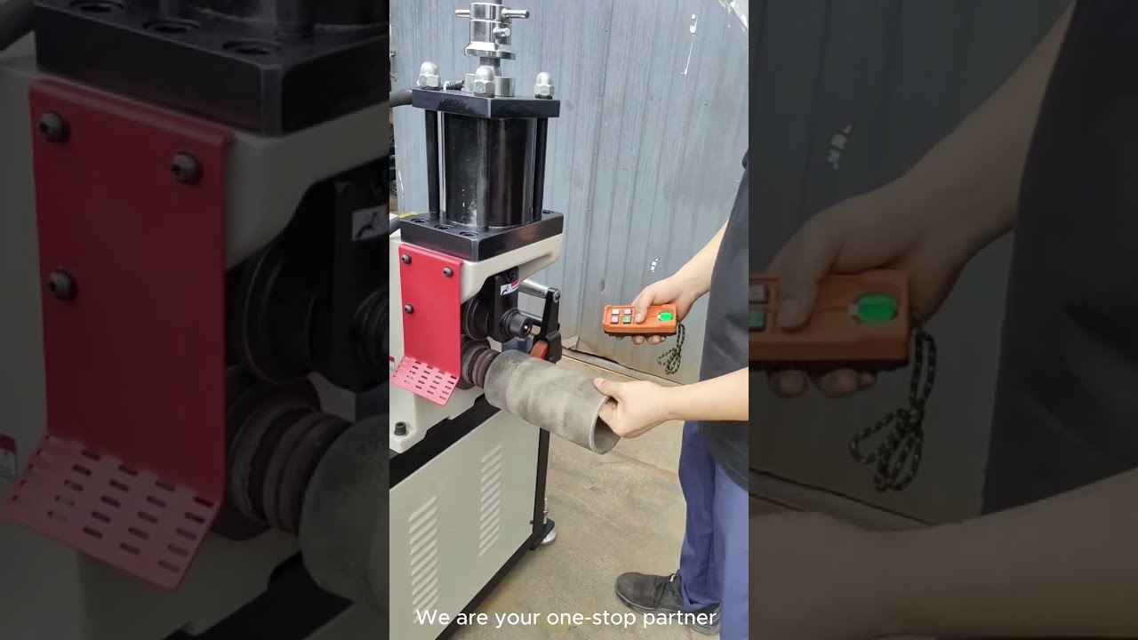 Gruvmaster One Click Pipe Grooving Auto Machine At Work