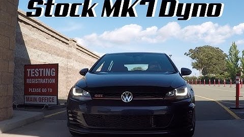 VW MK7 Stock Dyno